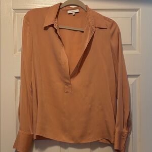 Vince Silk Peach Blouse